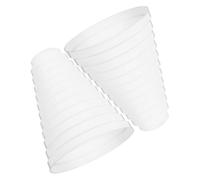HOMOCONO 2pcs Duct Reducer Ventilation Range Hood Insert Sealer Airflow Enhancer