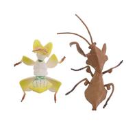 HOMOCONO 2PCS Educational Insect Models for Garden Decor Home and Museum Use Nature Exploration