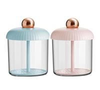 HOMOCONO 2pcs Facial Foam Maker Cup Lightweight Bubble Foamer Tool with Porous Design for Quick 5-second Foam Creation, for Traveling Outdoors