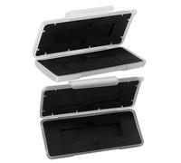 HOMOCONO 2pcs Hard Drive Protective Storage Case for M.2 Ssd, Shockproof and Moisture-resistant Plastic and Foam Cushion, Locks Securely Shut, Portable Hard Disk Protector Case for Travel
