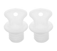 HOMOCONO 2pcs Hot Water Bottle Replacement Stoppers, Portable and Resistant to Breakage Plastic Sealing Plugs, Suitable for Hot Water Bags, for Home and Travel Use