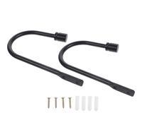 HOMOCONO 2pcs Metal Curtain Wall Holdbacks with Smooth Surface and Edges, Iron Curtain Hooks for Bedrooms and Living Room, Wall Mounted Drapery Tieback Holders