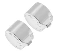 HOMOCONO 2pcs Metal Shower Diverter Knob with Four Speed Water Flow Selector Handle, Corrosion-Resistant Material, Stable Performance for Bathroom Use