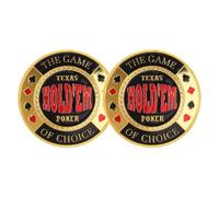 HOMOCONO 2pcs Poker Game Card Protectors Metal Alloy Decorative Card Guards with Functional Elegance for Men