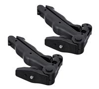 HOMOCONO 2pcs Portable Mini Camera Tripod Holder with Smartphone Tripod Stand for Live Streaming and Learning Online Compact Plastic Tabletop Camera Holder for Phone