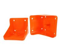 HOMOCONO 2pcs Professional Sheep Salt Lick Holder with Sturdy Pp Cylinder Design Easy to Assemble Salt Brick Feeder for Livestock Farm Use Sturdy Sheep Accessory