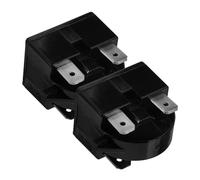 HOMOCONO 2pcs Ptc Launcher for Fridge Freezer Compressor Starter Overload Protector Replacement Overheat Protector Easy Repair