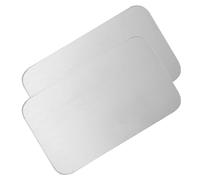 HOMOCONO 2pcs Rabbit Cooling Board Pet Cooling Pad with Smooth Surface Safe Aluminum Material 30x20cm for Summer Use at Pet's Home Suitable for Rabbits and Dogs