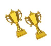 HOMOCONO 2pcs Realistic Plastic Awards for Dollhouse Decor Educational Scenes Role Playing Activities Enhance Creativity with Detailed Design