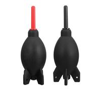 HOMOCONO 2pcs Red Silicone Rockets Camera Air Blower Dust Cleaner with Precise Airflow for Cleaning Cell Phone and Computer Keyboard