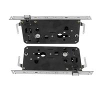 HOMOCONO 2pcs Replacement Mortise Lock Kit with Sturdy Iron and Alloy Body, Wear-Resistant and Rust-Resistant Door Lock for Residential and Commercial Use, Enhanced Stability