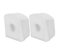 HOMOCONO 2pcs Roller Skate Brake Pads Replacement for Inline Skates White Rubber Material with Fast Acting Braking System and Fit Engineering Suitable for Outdoor Paths and Commutes