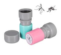 HOMOCONO 2pcs Self Inking Mosquito Stamp Novelty Prank with Realistic Mozzie Pattern, Abs Material for Halloween and Pranks Random Color