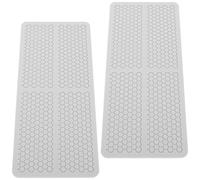 HOMOCONO 2pcs Silicone Honeycomb Fondant Molds Honey Bee Beehive Shape Realistic Design Lightweight Effortless Cleaning Food Grade Silicone for Baking Wedding Dessert Decoration