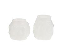 HOMOCONO 2pcs Silicone Rose Flower Molds for Candle Making, Heat-Resistant Craft Molds Capturing Fine Details, for Creative Pursuit and Special Celebrations with Professional Looking
