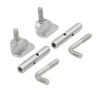 HOMOCONO 2pcs Violin Chinrest Screws Violin Accessories Instrument Helping Tools