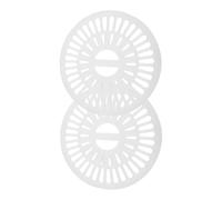 HOMOCONO 2pcs Washing Machine Safety Cover Spinner Cap Replacement Abs Material with Shape Retention Maximizing Performance for Washer and Dryer Parts