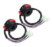 HOMOCONO 2pcs Waterproof Start Stop Handlebar Kill Switch for 50cc-250cc Atv and Dirt Bikes with Alloy and Plastic Construction, Easy Installation, Handlebar Mounted for Off-road Riding