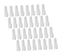 HOMOCONO 30pcs Curtain Accessory Metal Hooks Pinch Pleater Hooks Rustproof for Drapery Shower Curtains
