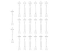 HOMOCONO 30Pcs Disposable Nose Hair Wax Sticks for Gentle Hair Removal Plastic PP Material with Head Design and The Eyebrow Use at Parties