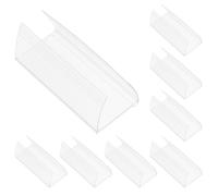 HOMOCONO 30pcs Wire Shelf Label Holders Price Tag Label Holders Sign Display Stands Clips for Supermarket Retail Shelf