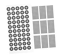 HOMOCONO 3d Scanner Reflective Marker Points, 12 Sheets 600 Pcs, 6mm Inner Diameter Pet Reflective Film Dots for Accurate Tracking, Design and Education