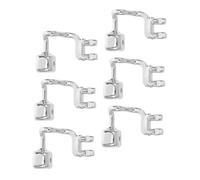 HOMOCONO 3pairs Eyeglass Nose Pad Bracket for Glasses Screw-Mounted Nose Pad Holder Metal Frame Attachment Comfortable Bridge Support Fit Professional Student Friendly