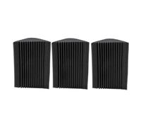 HOMOCONO 3pcs Corner Bass Trap Soundproof Pad High-density Acoustic Wall Panels for Studio Home Theater Ktv Sound Absorbing Material Fire Retardant