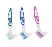 HOMOCONO 3PCS Dual Head Tooth Cleaning Brush for Seniors Soft Bristles Portable Oral Care Tool for Travel Comprehensive Teeth Care with Design for Enhanced Independence