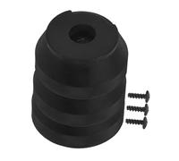 HOMOCONO 3pcs Heavy Duty Non Slip Rubber Cane Tips for Tripod Canes Durable Replacement Ferrules for Stability Indoor Outdoor Use Crutch Bottom Caps for Safety