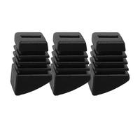 HOMOCONO 3Pcs Sturdy Rubber Drum Rack Feet Non-Slip Covers for Drum Kit Stability Floor Protection Easy Installation Rubber Leg Pads for Musicians and Performances