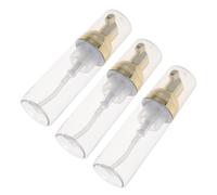 HOMOCONO 3pcs Travel Foam Pump Bottle 2oz Plastic Mousse Dispenser with Precise Pump for Controlled Dispensing, Travel-friendly Lash Cleaner and Shampoo Container