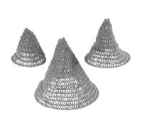 HOMOCONO 3pcs Woven Pendant Lamp Cover - Boho Hanging Lampshade - Decorative Rope Woven Light Shades for Farmhouse Bedrooms Living Room