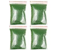 HOMOCONO 4 Bags Artificial Grass Scatter Sponge Material for Building Models and Miniature Scene Making, Green Turf Wear Resistance and Safe Long Time Use, Realistic Details for Decorative