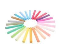 HOMOCONO 48pcs Dustless Washable Sidewalk Chalk Set for Soft Smooth Pastels for Blackboard and Outdoor Drawing School Classroom Supplies with Assorted Bright Colors