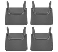 HOMOCONO 4pcs Bathroom Scale Wall Mount Holder Iron Foldable Storage Rack with Integrated Organizer Slot, Space Saving Design for Bathroom, Dormitory, Or Cabinet Use