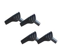 HOMOCONO 4pcs Black 8.5mm Folding Tent Joint Connectors Nylon Tent Pole Repair Kit Outdoor Camping Support Rod Parts for Canopy DIY Shelter Accessories