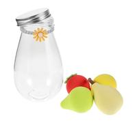 HOMOCONO 4pcs Fruit Shaped Makeup Sponge Set Cute Strawberry Avocado Pear Cosmetic Blenders Dry and Wet Use Portable Applicator for Travel and Home Use