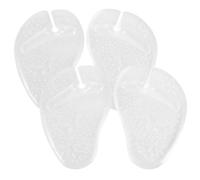 HOMOCONO 4pcs Gel Forefoot Foot Pads with Toe Guard Structure, Reduces Friction and Relieves Foot Pressure, Cushion Inserts for Women, Suitable for Home and Outdoor Activities
