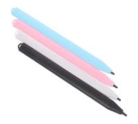 HOMOCONO 4pcs Lcd Writing Board Stylus Pen Set for Kids and Adults, Universal Digital Drawing Tablet Pen with Black White Blue Pink Colors for Electronic Sketch Pads and Writing Tablets