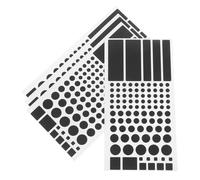 HOMOCONO 4pcs LED Dimming Stickers for Electronics and Routers, Black Coated Paper Light Blocking Covers 50% to 80% Layered Dimming, Easy to Use Light Stickers for Controllers