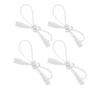 HOMOCONO 4pcs LED Light Connector Cable 19.7 Inch Dual-ended 2 Pin White