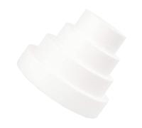 HOMOCONO 4Pcs Multi-Function Foam Cake Models Reusable Fake Cakes for DIY Decorating Practice