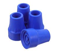 HOMOCONO 4pcs Non-Slip Crutch Foot Covers Rubber Cane Tips Replacement for Walking Sticks Hiking Poles Seniors
