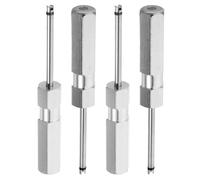 HOMOCONO 4pcs Portable Valve Core Remover Installer Tool Made of Sturdy Aluminium Alloy for Tire Valve Stem Quick Removal and Installation, for Outdoor Repairs and Travel