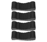 HOMOCONO 4pcs Rubber Car Jack Stand Buffer Sleeve for 6 Ton Heavyweight Support with Shock Absorption, Circular Pad for Car Frame Protection, for Professional Use and Repair Shops