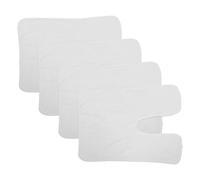 HOMOCONO 4pcs Split Design Facial Towels White Soft Microfiber Beauty Towels for Estheticians Home Spa Use