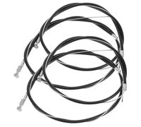 HOMOCONO 4pcs Universal Wheelchair Brake Cable Replacement Wheelchair Brake Cables Prevents Backward Sliding and Unintended Movement Steel and Plastic Sturdy for Daily Use and Longterm Care