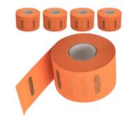 HOMOCONO 5 Rolls Barber Paper Neck Strips Disposable Lightweight Soft Material Secure Adhesive Edges Nonirritating to The Skin for Barbershops and Perms