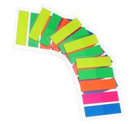 HOMOCONO 500pcs Small Colorful Sticky Tabs Memo Pads Reusable Self Stick Note Pads for School Office Home Use Textbook Labels Page Markers Index Sticky Tabs